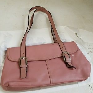 Pink Color Leather Purse